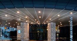 Новогоднее оформление фасадов домов и коттеджей - Промальп 66 Промышленные альпинисты Екатеринбург